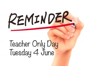 Read more about the article Teacher Only Day 4th June 2019